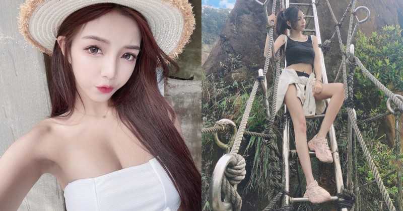 【BTC365币投】這腿不要太過分！大眼萌妹「Linda」孝子山健行秀美腿，帶上長輩連路人都想盡孝了啦