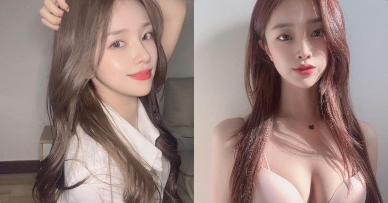 【BTC365币投】「極粉嫩美乳正妹」顏值好高，粉色內衣「展現超飽滿乳量」！