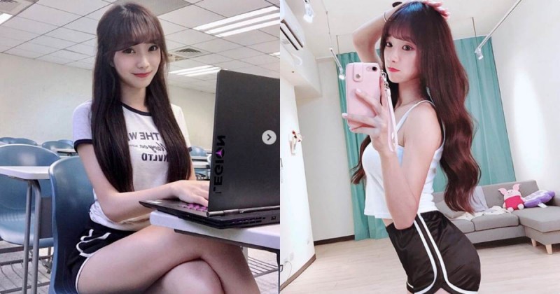 【BTC365币投】台大正妹Kittie「教室露出白皙美腿」，性感S曲線讓同學都噴鼻血！