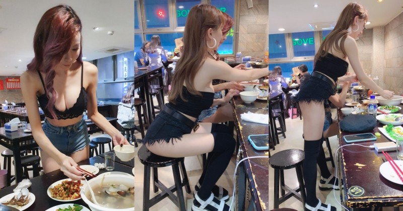 【BTC365币投】台北熱炒店「超兇猛巨乳妹」E奶豪乳讓人無法專心！超洶湧「盛湯畫面」視角有夠害羞…