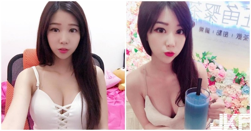 【BTC365币投】正妹喝茶「焦點都在奶奶上」！極品乳量快爆表，看了想狂灌兩杯奶茶了！