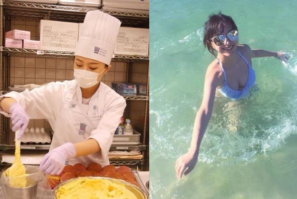 【BTC365币投】女糕點師顏值破表！穿白泳衣甜笑：想吃她的馬卡龍