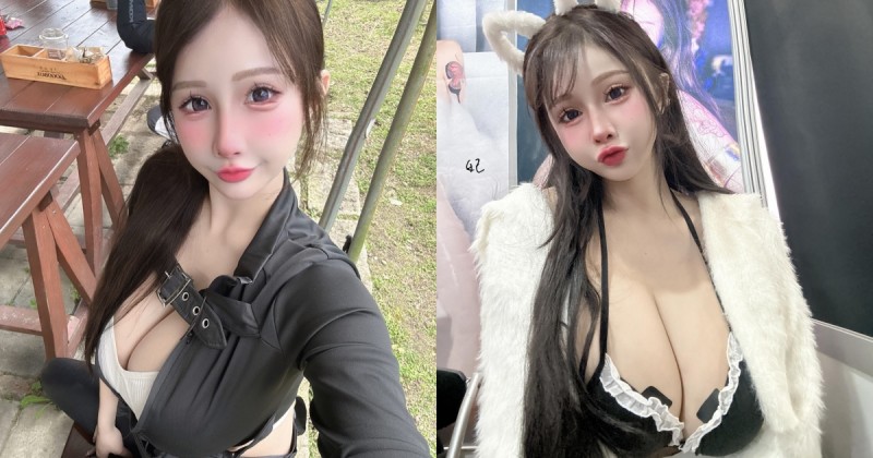 【BTC365币投】台七乙偶遇「皮衣爆乳正妹」喝下午茶！「艾妃」帶巨大車頭燈照顧新手車友