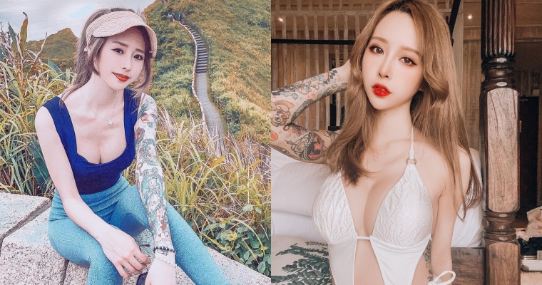 【BTC365币投】花臂女神「張筱密 Mimi」辣曬泳裝！深 V＋挖洞設計大秀有料好身材