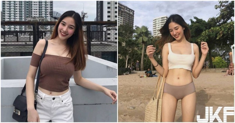 【BTC365币投】腿部比例超讚！高挑正妹連上圍都豐滿，胸型又大又渾圓！