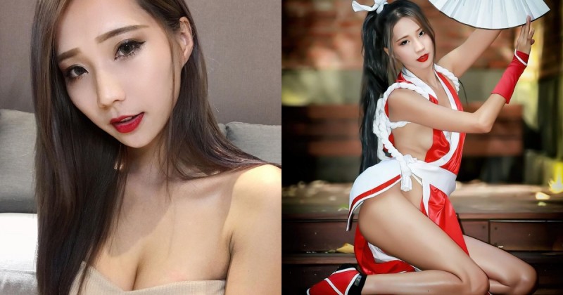 【BTC365币投】不知火舞辣出新高度！「韻霏Anita」超狂開腿尺度太狠，絕對領域大半露出！