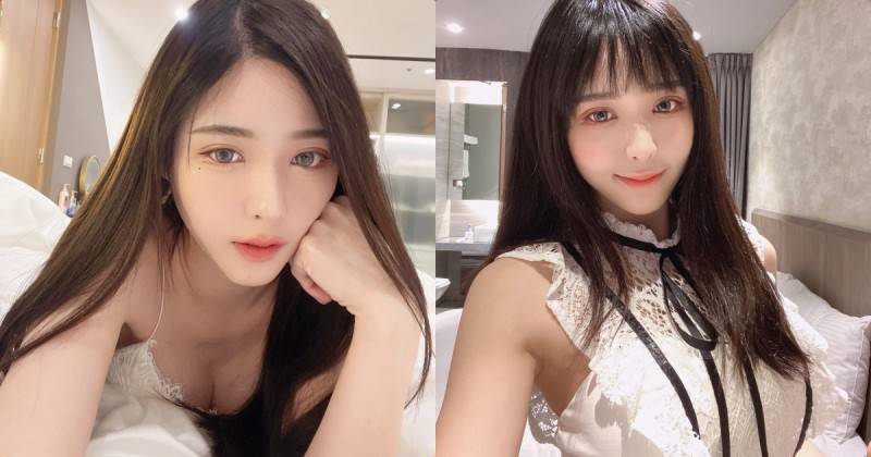 【BTC365币投】高顏值正妹「Meka_Ch」床上火辣自拍，「深溝微露」太讓人著迷！