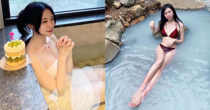 【BTC365币投】政大畢業「氣質正妹」野溪泡湯，比基尼秀白皙修長「逆天美腿」！